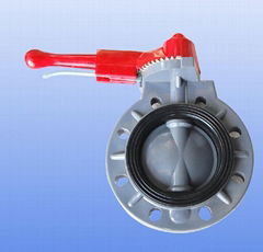 UPVC butterfly valve