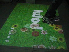 interactive floor projection