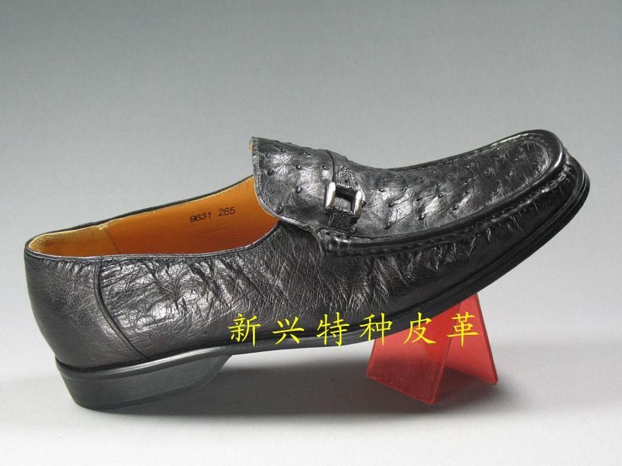 Men's ostrich leather shoes 3