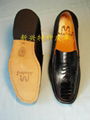 Men's ostrich leather shoes 5