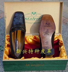 Men's ostrich leather shoes  