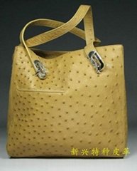 Ostrich leather bags