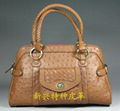 Ostrich leather bag