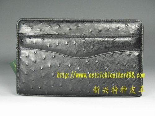 Men's ostrich leather bags 2