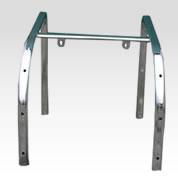 Metal chair frame