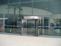 automatic revolving door