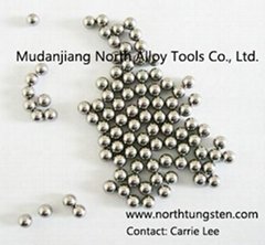 Tungsten sphere for weight or fishing