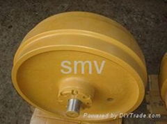 idler,idler assy,idler wheel,undercarriage parts,excavator parts,