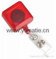 Square Plastic Badge Reel 2