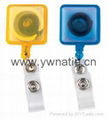 Square Plastic Badge Reel 4