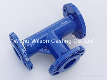 Ductile iron fittings with loose flange  2