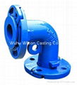 Ductile iron fittings with loose flange  3