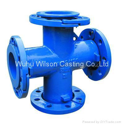 Ductile iron fittings with loose flange  4