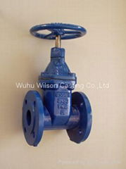 Flanged gate valves