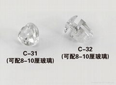 C-32 Crystal glass insert,bathroom accessories