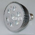 PAR30 White LED Flood Light 7*1W 110