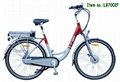 city electric bike, TGS suspension fork,