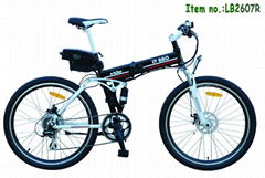 26‘ foldble suspension ebike, Textro disc brake, Zoom fork, 7s shimano 