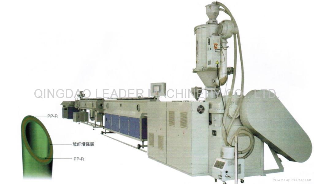 PPR fiber reinforced pipe extrusion line