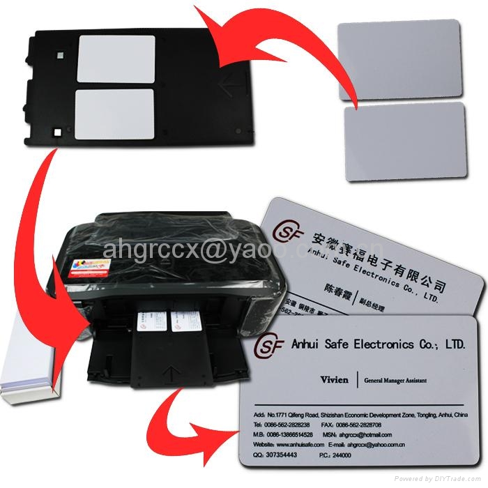 pvc id card tray for canon ip4980