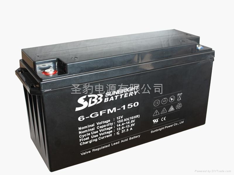 圣豹太阳能系统胶体蓄电池12V150Ah 2