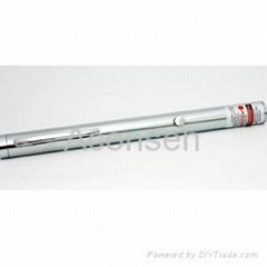 Silver chrome green laser pointer -High quality