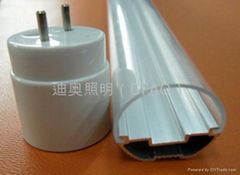 pc tube,led tube fittings,led fluorescent tube shell