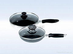 Aluminium Fry Pan with Glass Lid