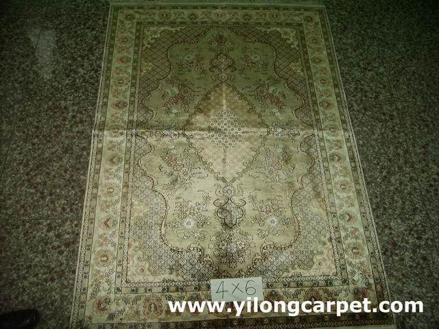 handmade silk carpet,handmade silk rug 3