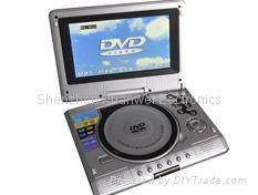 TF-DVD750D 7" PORTABLE DVD PLAYER/PORTABLE DVD WITH GAME/DVD/DIVX/USB/CD/CARD