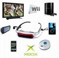 video glasses for psp comsole/mp5 video eyeware/3D video glasses 1