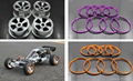 HPI BAJA hop up parts  alloy CNC rim