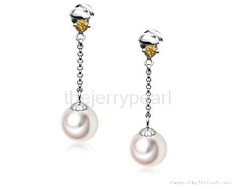 freshwater pearl earrings