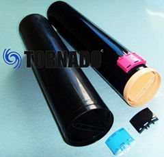 Xerox C4350 Color Toner Cap and Empty Toner Cartridge