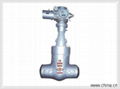 carbon steel butt welded gate valve