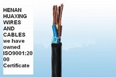 Rubber electric wire