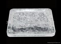 crystal barbecue plate