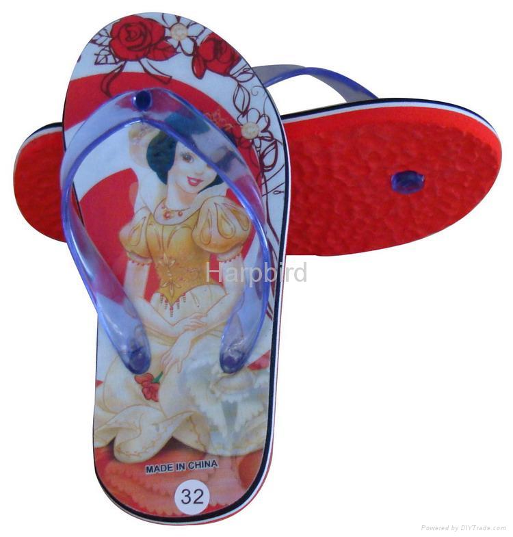 EVA slipper with 3D film  2