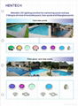 Wifi Remote control Resin LED Underwater swimming pool Light HT003C-P 5