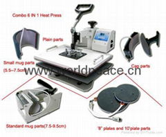 6IN1 Versatility heat transfer machine