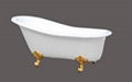 cast iron bathtub