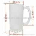 Frosted Beer Glass Mug 1