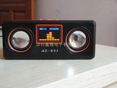 Mini speaker with USB/SDCard FM slot