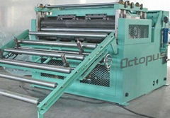 Compact flatten shearing machine