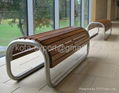 park bench(outdoor bench, public seats) 2