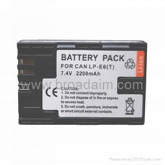 camera batteries for CANON LP-E6 