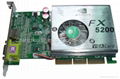 NVIDIA Series display cardboard/VGA Card/ graphics card (FX5200 126MB DDR) 1