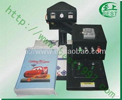 Half automatic shaking head double location heat press machine 