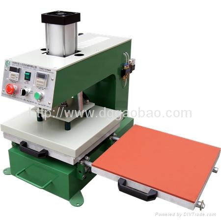Air operated double location heat press machine  