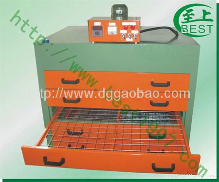 Air operated double location heat press machine   4